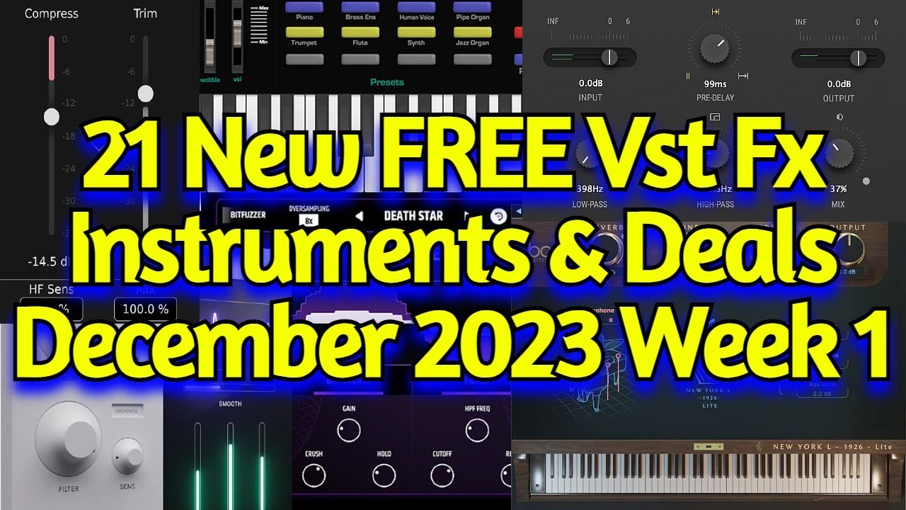 21 New FREE VST Plugins, Vst Instruments, Sample Packs & Christmas