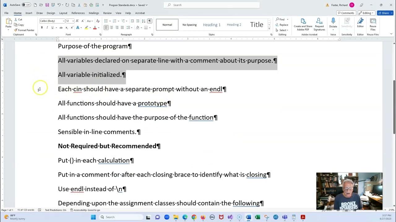 CS210 Introduction and Standards - YouTube