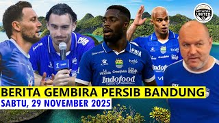 Kabar Cerah Disambut Hangat Oleh Skuad 🔵 Berita Persib Terbaru 🔵 29 November 2025