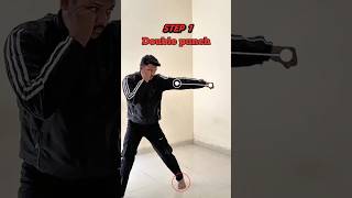 JAB CROSS PANCH COMBO 🔥✅ #punch #boxing #double #tutorial