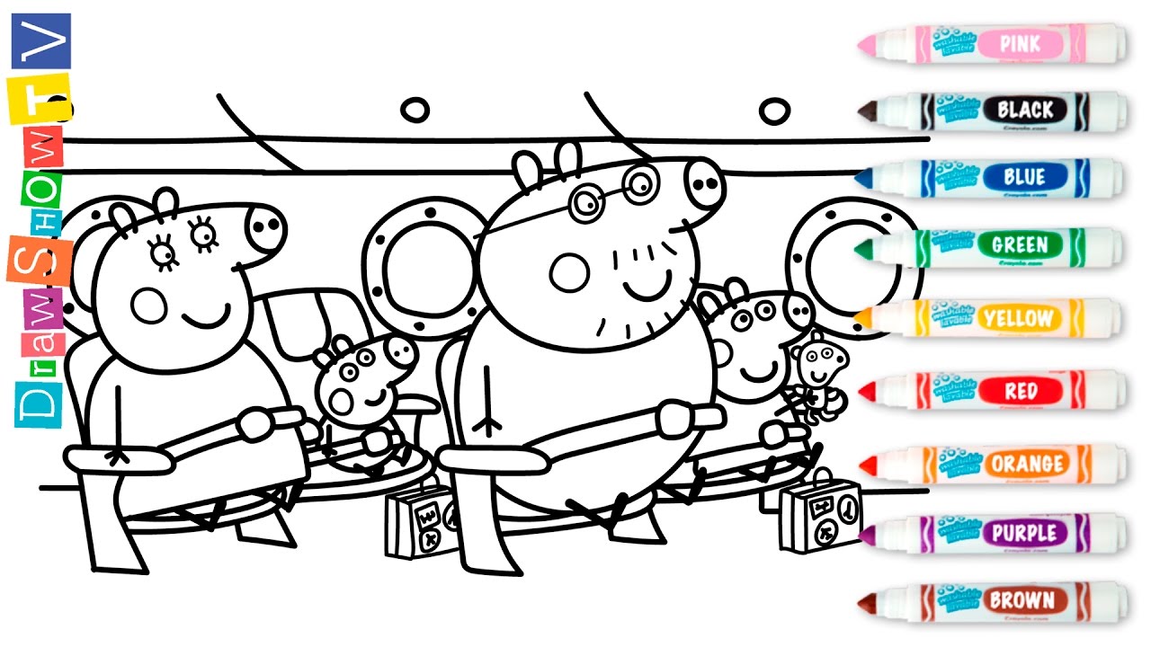 Mummy Pig Coloring Sheet For Kids Peppa Pig Kids Colo vrogue.co