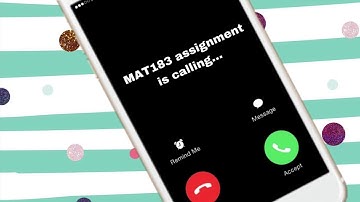 MAT183 VIDEO ASSIGNMENT: ANALYSIS OF FUNCTION I