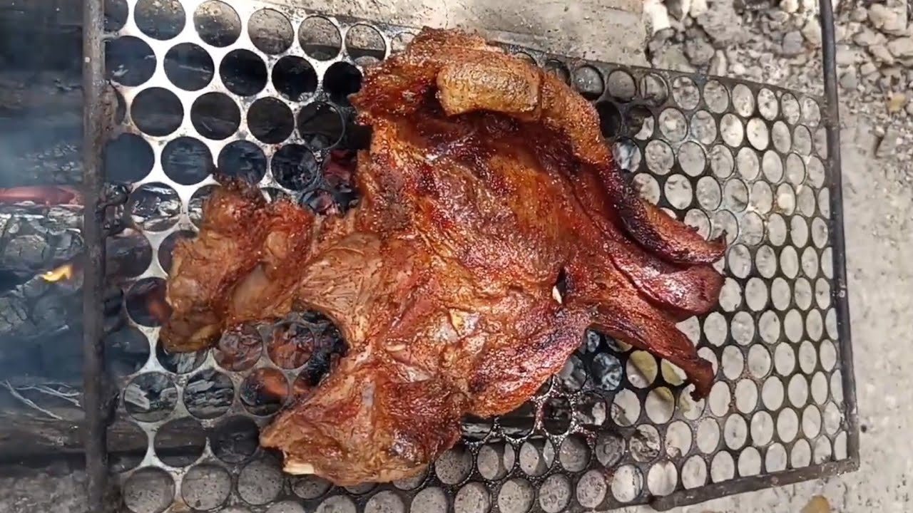 Língua bovina assada