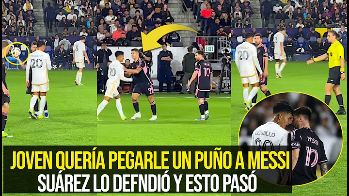 JOVEN QUERÍA DARLE UN PUÑ0 A MESSI Y ESTO PASÓ ¿POR QUÉ? MIRA LA REACCIÓN DE SUÁREZ