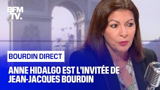 Anne Hidalgo face à Jean-Jacques Bourdin en direct