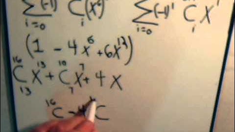 Combination Problem Solved With Generating Function: Example 6 Part B