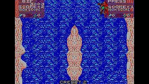 (Gameplay - 1388) Toobin (Tandy 1000 - 24)