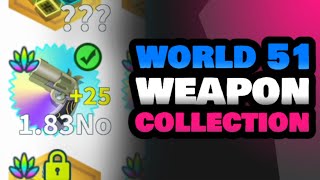 W51 SHINY+++ CELESTIAL 💪🏼 WEAPON COLLECTION WORLD 51 😆WEAPON FIGHTING SIMULATOR ROBLOX PAPTAB