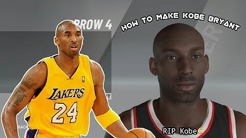 NBA2K20 - How to create Kobe Bryant