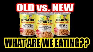 Throwback Chef Boyardee vs. New Chef Boyardee!  WHAT ARE WE EATING??  The Wolfe Pit