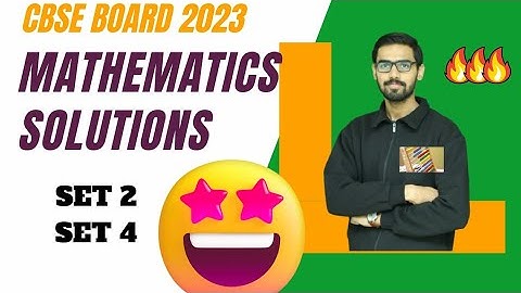 CBSE CLASS 12 MATHS BOARD PAPER SOLUTIONS 2023