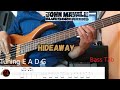 John Mayall The Bluesbreakers Hideaway Cover Bass Tab Play Along mp3