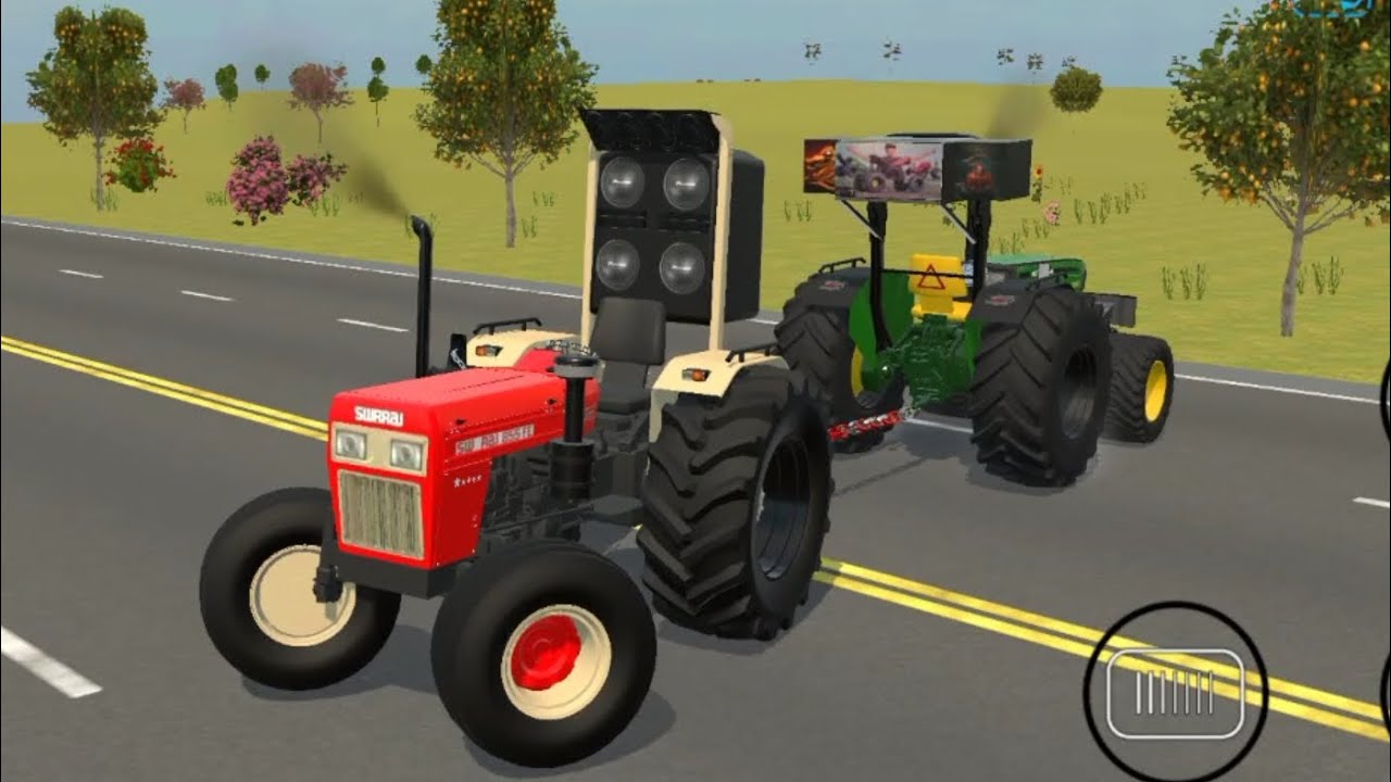Swaraj vs Jhon deere || Indian vehicle simulator 3d 