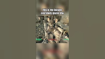 This is the Enclave everybody glazes btw #fallout #fallout3