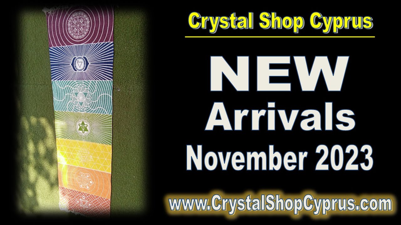 New Arrivals November 2023 at Crystal Shop Cyprus