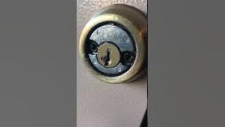 How to remove Kwikset Double Cylinder Deadbolt Lock