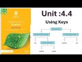 Cambridge Lower secondary grade 7| Using Keys| Unit : 4.4|Learners Book