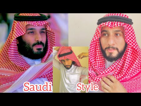 How to tie saudi style | SheMagh Ghotra | Majid shah 2021