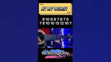 Thumbnail of 1 String At My Worst Guitar Tabs