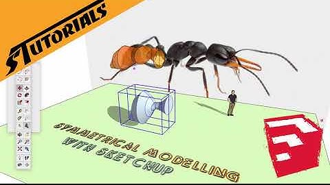 SketchUp tutorial - model using symmetry