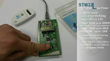 STM32L STM32L1 Discovery cortex-M3 STMicro