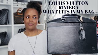Louis Vuitton Epi Leather Riviera, What Fits In My Bag