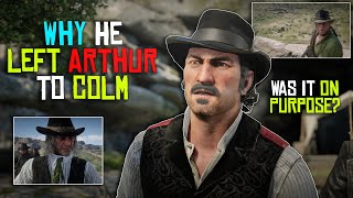 Dutch Explains Why He LEFT Arthur To Colm | RDR2 4k