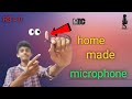 how to make microphone at home || in telugu