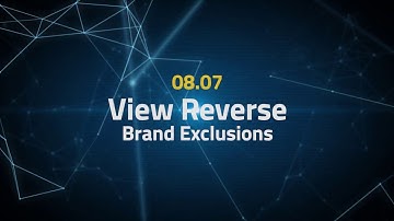 Tactical Arbitrage Instructions 08.07 - View Reverse - Brand Exclusions