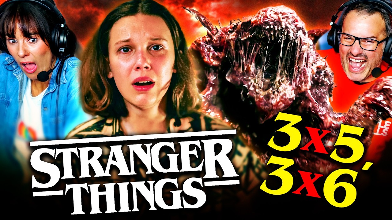 STRANGER THINGS Season 3 Episode 5 & 6 REACTION!!  Netflix | Millie Bobby Brown | Sadie Sink