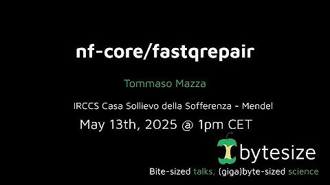 nf-core/bytesize: nfcore/fastqrepair