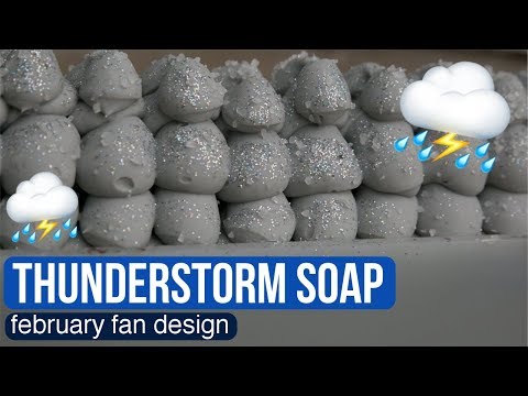 Turning Your Design Into Soap : Thunderstorm  ⛈️| Royalty Soaps
