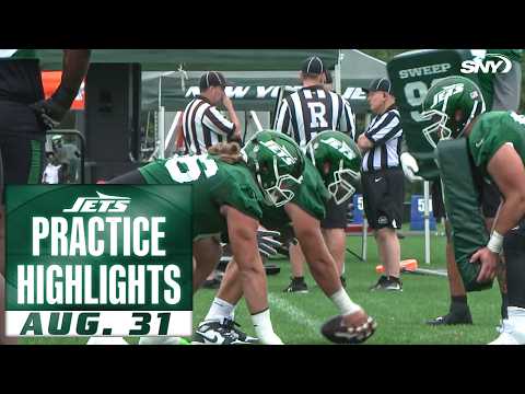 Jets Practice Highlights: Braelon Allen, Jelani Woods, Josh Myers, more