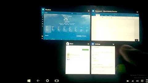 Windows 10 Demo on HP Stream 7