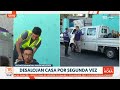 Desalojan casa por segunda vez en Estación Central