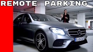 2017 Mercedes Benz E Class Parking Pilot and Remote Parking