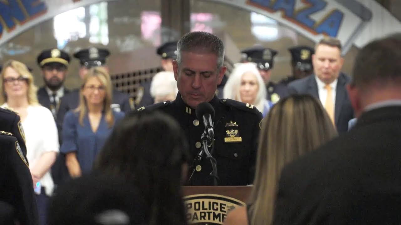 Watch as Police Commissioner Jessica S. Tisch adds names of fallen
