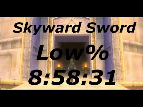 Skyward Sword Low% Speedrun in 8:58:31