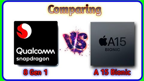 Snapdragon 8 Gen 1 Vs A15 Bionic Chipset | #SD8gen1VsA15