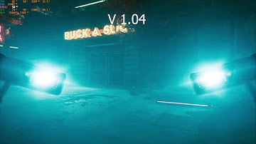 Cyberpunk 2077 - Braindance V1.03 and V1.04 Patch Comparison