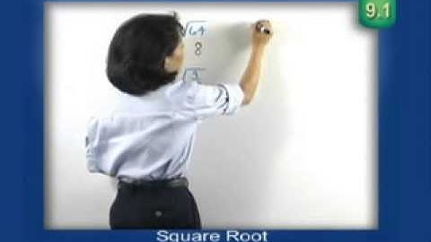 9.1 -- Square Roots