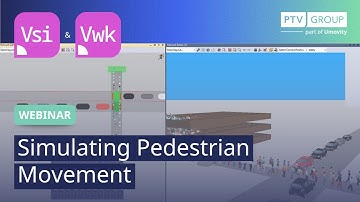 Pedestrian Simulation | PTV Vissim & Viswalk | Webinar