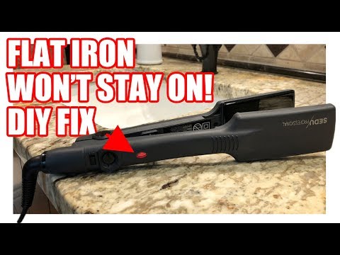 Flat Iron Won't Stay On - DIY FIX - Sedu