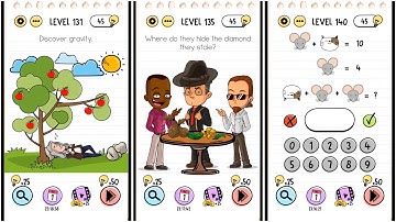 Brain Test: Tricky Puzzles - Levels 131-140 Walkthrough Gameplay