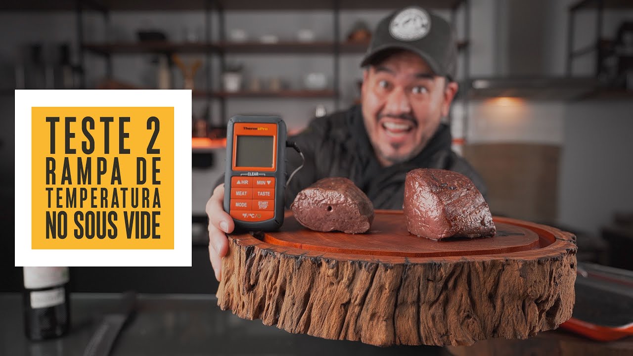 Teste 2 de RAMPA DE TEMPERATURA no Sous Vide! | Só Vide #294