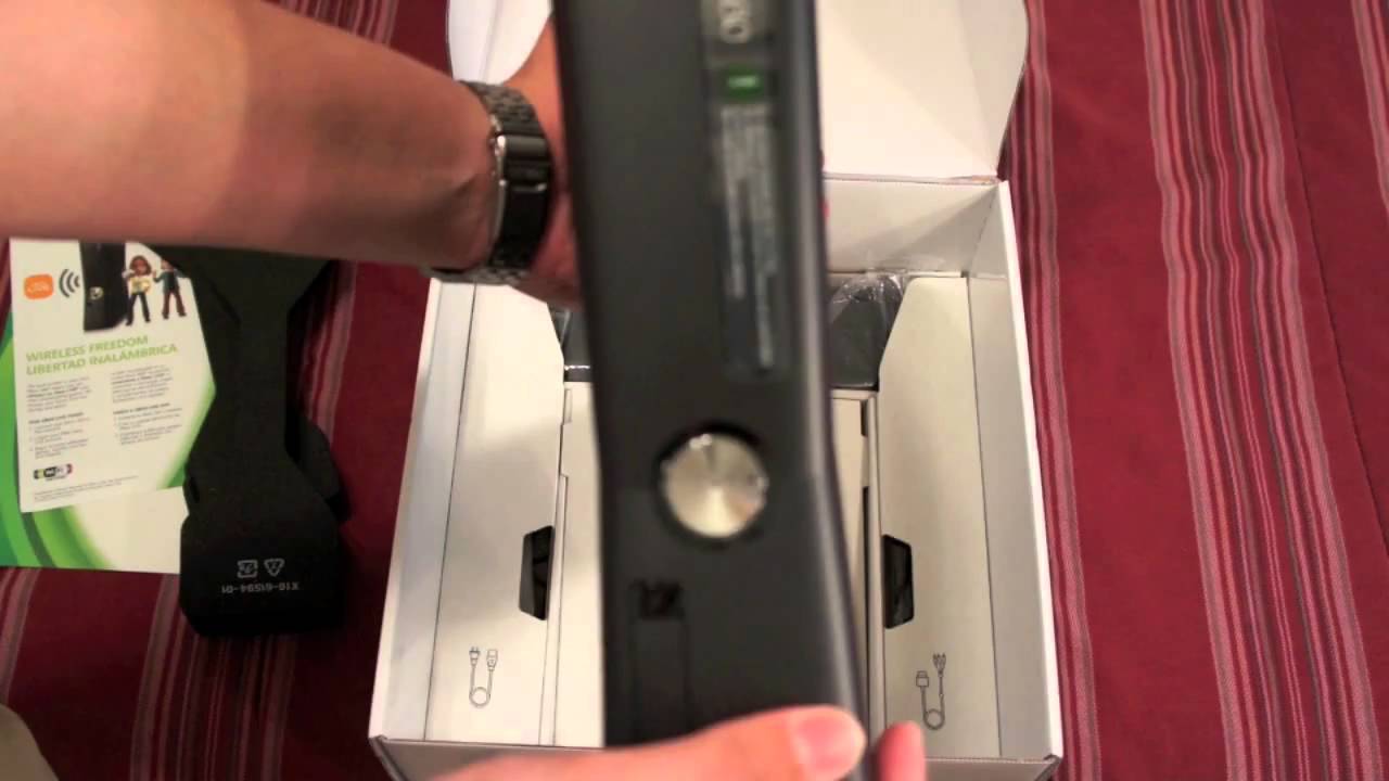 Xbox 360 Slim Arcade 4 GB Unboxing YouTube