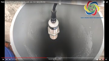 Test và nguyên lý hoạt động của cảm biến báo mức dạng siêu âm