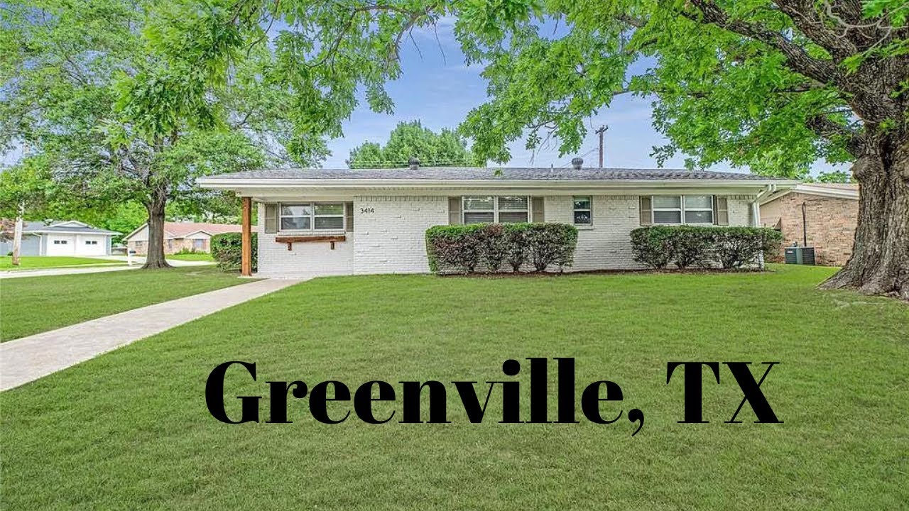 Updated home in Greenville, TX 3 beds 2 baths 1,524 Sqft YouTube