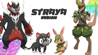 Complete Fakedex - Straya Pokemon Region (Gen 9 Future Pokemon Evolutions) #포켓몬