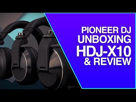 Pioneer HDJ-X10 Headphone Unboxing & Review